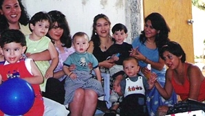 Una fiesta infantil en casa de Paty Villa 1998